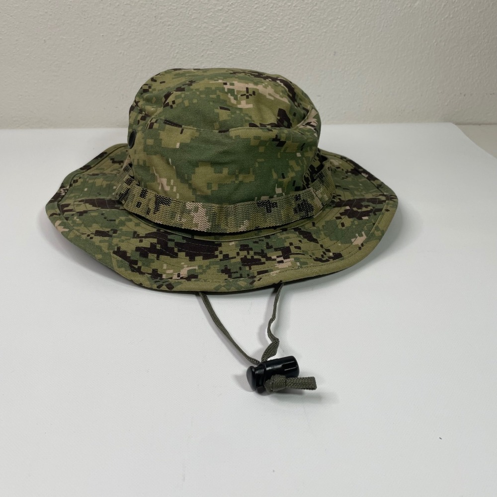 US Navy NWU Type III Woodland Digital Camo Boonie Hat Large